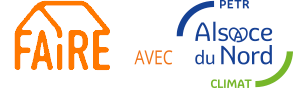 Logos FAIRE + PETR Plan Climat